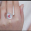 LAB-GROWN PINK DIAMOND & DIAMOND RING(#:LGJZ023-F)