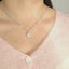 GENUINE YELLOW DIAMOND & DIAMOND NECKLACE(#:P1040)