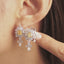 GENUINE YELLOW DIAMOND & DIAMOND EARRINGS (#:EZ029-Y)