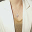 GENUINE YELLOW DIAMOND & DIAMOND Necklace(#:MQXL01)