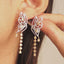 GENUINE YELLOW DIAMOND & DIAMOND EARRINGS (#:EZ019-Y)