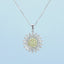 GENUINE YELLOW DIAMOND & DIAMOND NECKLACE (#:XL013-Y)