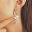 GENUINE YELLOW DIAMOND & DIAMOND EARRINGS (#:EZ012-Y)