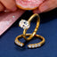SOLID GOLD D-E VVS LAB-GROWN STACKABLE DIAMOND RING (#:2026R21)