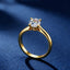 SOLID GOLD D-E VVS LAB-GROWN DIAMOND RING (#:2026R13)