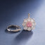 SOLID GOLD LAB-GROWN VVS FANCY VIVID PINK DIAMOND & DIAMOND RING & PENDANT (#:SY023P-M)