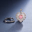 SOLID GOLD LAB-GROWN VVS FANCY VIVID PINK DIAMOND & DIAMOND RING & PENDANT (#:SY037P-M)