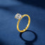 SOLID GOLD D-E VVS LAB-GROWN DIAMOND RING (#:2026R3)