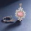 SOLID GOLD LAB-GROWN VVS FANCY VIVID PINK DIAMOND & DIAMOND RING & PENDANT (#:SY013P-M)
