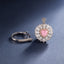 SOLID GOLD LAB-GROWN VVS FANCY VIVID PINK DIAMOND & DIAMOND RING & PENDANT (#:SY031P-M)