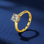 SOLID GOLD D-E VVS LAB-GROWN DIAMOND RING (#:2026R13)