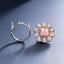 SOLID GOLD LAB-GROWN VVS FANCY VIVID PINK DIAMOND & DIAMOND RING & PENDANT (#:SY001P-M)
