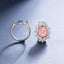 SOLID GOLD LAB-GROWN VVS FANCY VIVID PINK DIAMOND & DIAMOND RING & PENDANT (#:SY007P-M)