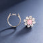 SOLID GOLD LAB-GROWN VVS FANCY VIVID PINK DIAMOND & DIAMOND RING & PENDANT (#:SY003P-M)