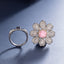 SOLID GOLD LAB-GROWN VVS FANCY VIVID PINK DIAMOND & DIAMOND RING & PENDANT (#:SY032P-M)