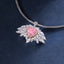 SOLID GOLD LAB-GROWN VVS FANCY VIVID PINK DIAMOND & DIAMOND PENDANT (#:SY025P-P)