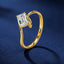SOLID GOLD D-E VVS LAB-GROWN DIAMOND RING (#:2026R4)