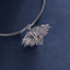 SOLID GOLD LAB-GROWN VVS FANCY VIVID PINK DIAMOND & DIAMOND PENDANT (#:SY025P-P)