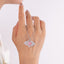 SOLID GOLD LAB-GROWN VVS FANCY VIVID PINK DIAMOND & DIAMOND PENDANT (#:SY025P-P)