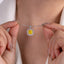 SOLID GOLD LAB-GROWN VVS FANCY VIVID YELLOW DIAMD & DIAMOND PENDANT (#:SY026Y-P)