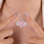 SOLID GOLD LAB-GROWN VVS FANCY VIVID PINK DIAMOND & DIAMOND PENDANT (#:SY025P-P)
