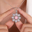 SOLID GOLD LAB-GROWN VVS FANCY VIVID PINK DIAMOND & DIAMOND PENDANT (#:SY032P-P)