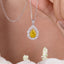 SOLID GOLD LAB-GROWN VVS FANCY VIVID YELLOW DIAMD & DIAMOND PENDANT (#:SY022Y-P)