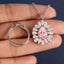 SOLID GOLD LAB-GROWN VVS FANCY VIVID PINK DIAMOND & DIAMOND RING & PENDANT (#:SY033P-M)