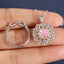 SOLID GOLD LAB-GROWN VVS FANCY VIVID PINK DIAMOND & DIAMOND RING & PENDANT (#:SY028P-M)
