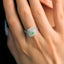 GENUINE GREEN DIAMOND & DIAMOND RING(#:JZ026-G)