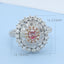 GENUINE PINK DIAMOND & DIAMOND RING(#:JZ094-F)
