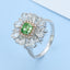 GENUINE GREEN DIAMOND & DIAMOND RING/PENDANT(#:JZ048-G)