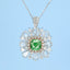 GENUINE GREEN DIAMOND & DIAMOND RING/PENDANT(#:JZ048-G)