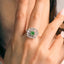 GENUINE GREEN DIAMOND & DIAMOND RING/PENDANT(#:JZ048-G)