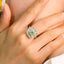 GENUINE GREEN DIAMOND & DIAMOND RING/PENDANT(#:JZ048-G)