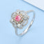 GENUINE PINK DIAMOND & DIAMOND RING(#:JZ052-F)