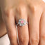 GENUINE PINK DIAMOND & DIAMOND RING(#:JZ052-F)