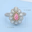 GENUINE PINK DIAMOND & DIAMOND RING/PENDANT(#:JZ066-F)
