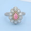 GENUINE PINK DIAMOND & DIAMOND RING/PENDANT(#:JZ066-F)