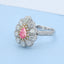 GENUINE PINK DIAMOND & DIAMOND RING/PENDANT(#:JZ066-F)