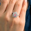 GENUINE PINK DIAMOND & DIAMOND RING/PENDANT(#:JZ066-F)