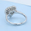 GENUINE GREEN DIAMOND & DIAMOND RING(#:JZ066-G)