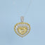 GENUINE YELLOW DIAMOND & DIAMOND RING/PENDANT (#:JZ085-Y)