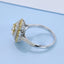 GENUINE YELLOW DIAMOND & DIAMOND RING/PENDANT (#:JZ085-Y)