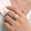 GENUINE YELLOW DIAMOND & DIAMOND RING/PENDANT (#:JZ085-Y)
