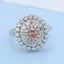 GENUINE PINK DIAMOND & DIAMOND RING(#:JZ094-F)