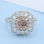 GENUINE PINK DIAMOND & DIAMOND RING/PENDANT(#:JZ097-F)