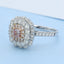 GENUINE PINK DIAMOND & DIAMOND RING/PENDANT(#:JZ097-F)