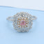 GENUINE PINK DIAMOND & DIAMOND RING/PENDANT(#:JZ110-F)
