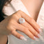 GENUINE PINK DIAMOND & DIAMOND RING(#:JZ112-F)